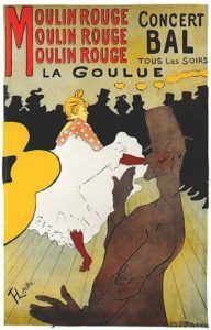 Henri de Toulouse-Lautrec, 'Moulin Rouge: La Goulue,' poster 