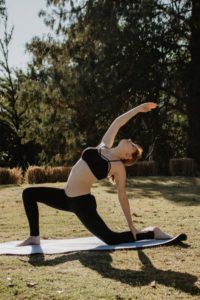 Online Yoga Training for Beginners: Woman Doing Yoga