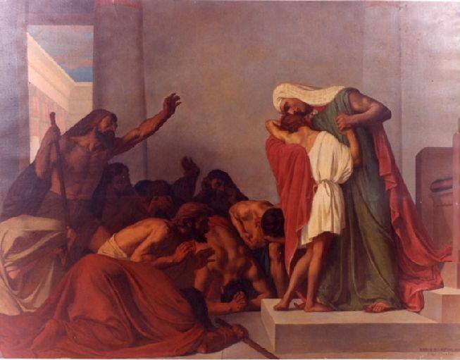 Joseph Recognized by His Brothers (1863 painting by Léon Pierre Urbain Bourgeois)